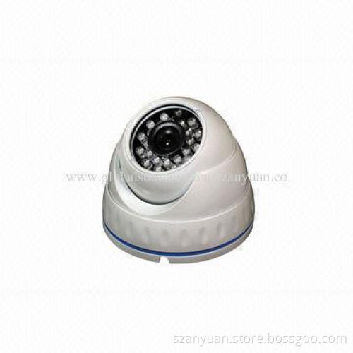 Vandal-proof IR CCTV Dome Camera with 1.3MP, 1000TVL, 720P and 20m IR range